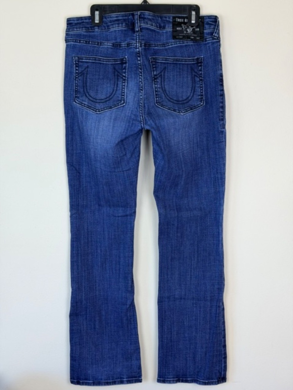 True Religion Becca Mid Rise Boot Cut Jeans Women's 32 Western Dark Wash - Picture 3 of 6